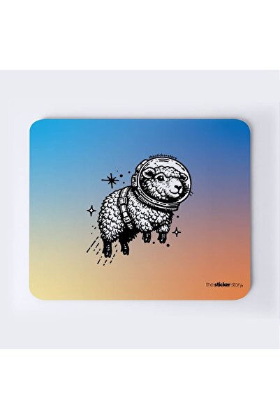 The Mousepad Story. لوحة ماوس على شكل خروف فضائي من دولي