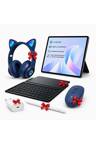 Huawei Matepad 12Gb 256Gb 144Hz KALEM, KLAVYE PaperMatte +Standlı Klavye+kale...