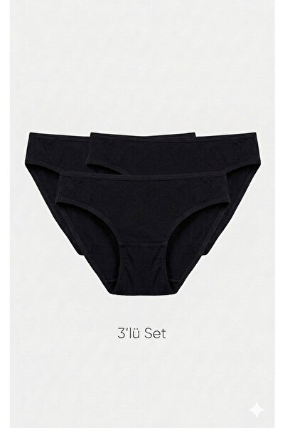 Fabony 1140 Modal Cotton 3-Pack Seamless Panties Non-Marking Soft Women's Sli...