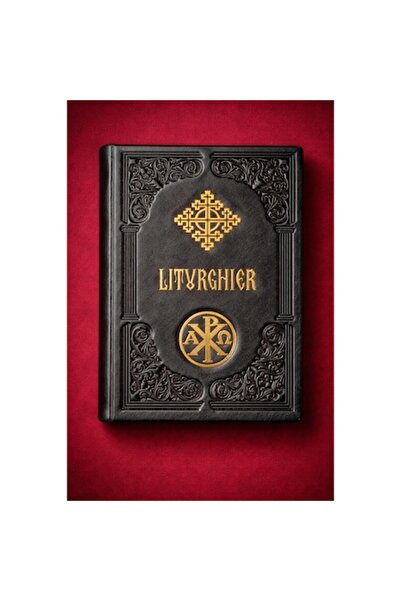 Light Store Liturghier - medium size, leather cover, black