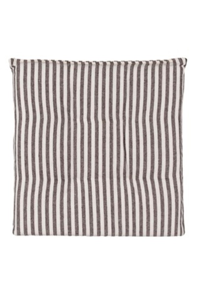 Zumzeria Pernă de scaun bej cu dungi maro 38x38cm