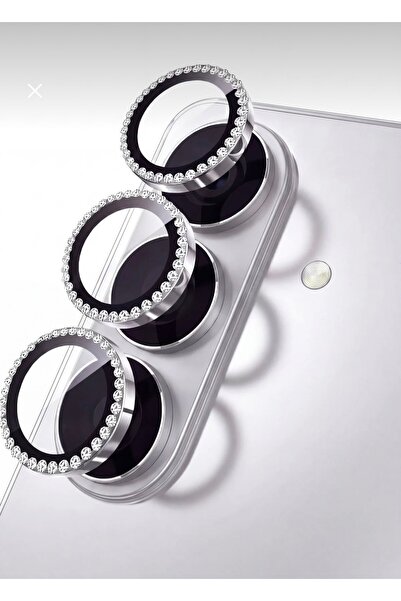 SOLİD CASE Galaxy S26 / S26 Plus Compatible Shiny Diamond Camera Lens Protect...