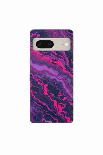 OEM Husa compatibila cu Google Pixel 8 Silicon Gel Tpu Model Midnight Rose Ma...