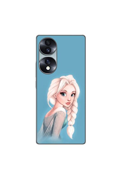 OEM Case compatible with Honor 70 Silicone Gel Tpu Princess Pattern