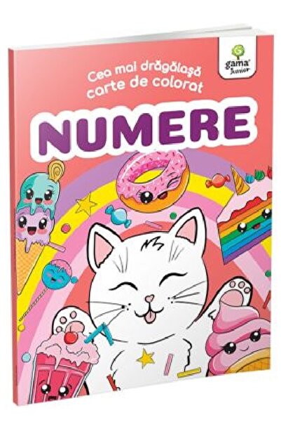 Editura Gama Junior Cea mai drăguță carte de colorat - Numerele