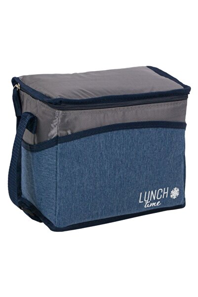 Zumzeria Insulated Bag Blue Jeans Anthracite with Zipper 26x16x21cm - 9L