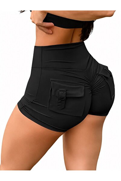 Geneic شورت رياضي اسود