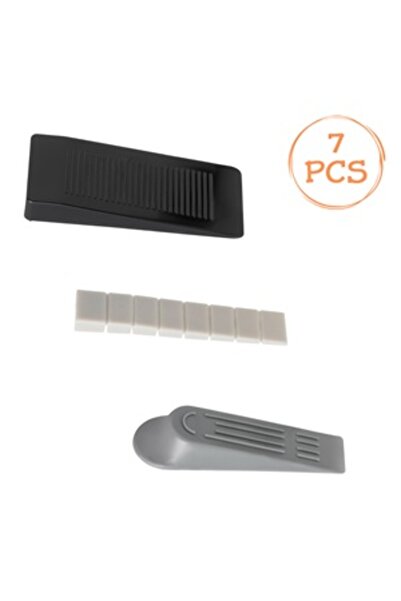 Zumzeria Gray Black Off White Door Stop - 7 pcs