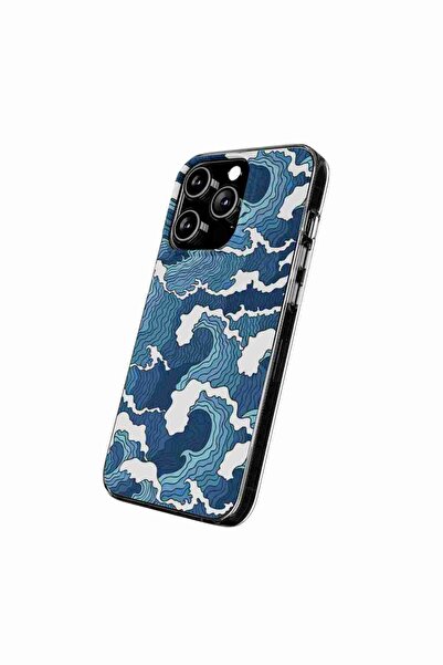 OEM Husa compatibila cu Apple iPhone 17 Silicon Gel Tpu Model Crazy Waves