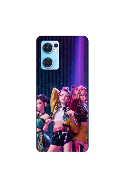 OEM Husa compatibila cu Oppo Reno7 5G Silicon Gel Tpu Model KPop Demon Hunter...