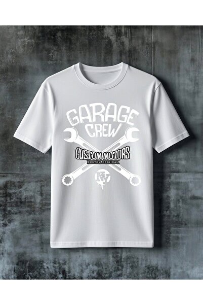 COMVİCHO Custom Motors Printed Oversize T-Shirt