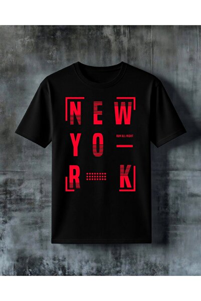 COMVİCHO New You Ok Run All Night Printed Oversize T-Shirt