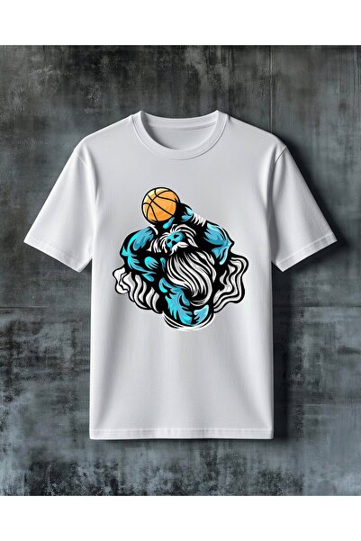 COMVİCHO Basketball Troll Masot Printed Oversize T-Shirt