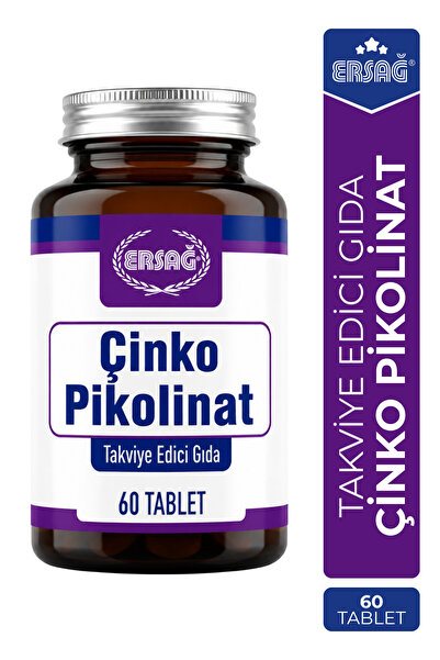 Ersağ Zinc Picolinate Supplementing Food 60 Tablets