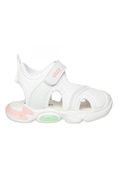 Vicco 332.b26y.171 Soft Bebe White Girls' Sandals