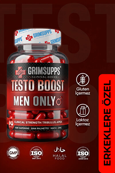 Grimsupps معزز الطاقة للرجال فقط - تريبولوس، ماكا للرجال