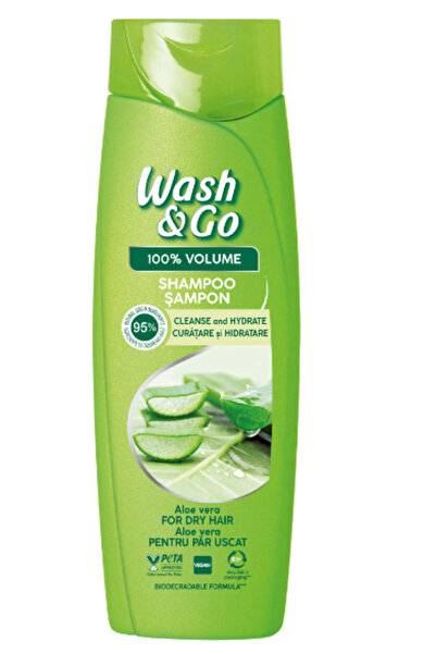 WASH&GO Sampon cu extract de Aloe Vera,360 ml
