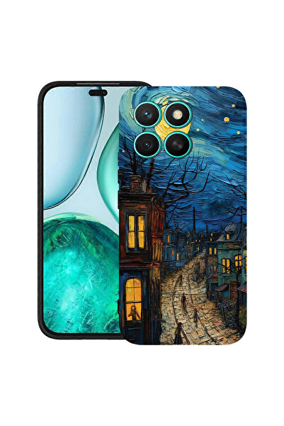 bestcase Husă TPU Ultra Subțire pentru Motorola Moto G77 / G67, Van Gogh City...
