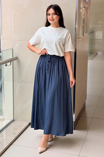 Ghisa Drawstring Elastic Flared Cut