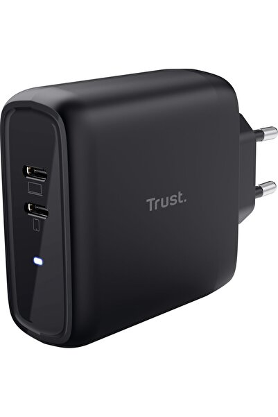 Trust Încărcător MAXO 65W, 2x USB-C, negru °