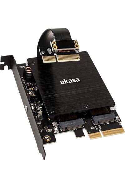 Akasa Adaptor pentru 2 unități M.2 - 2x PCI-E (AK-PCCM2P-04)