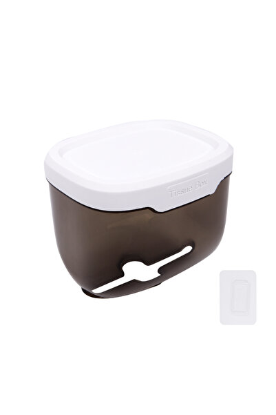 choice2 Brown Waterproof Wall Mount Toilet Paper Holder Shelf Toilet Roll Pap...