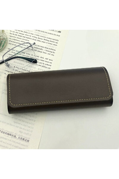 Choice1 Coffee Color Vintage Coffee Eyeglass Case - Lightweight Portable Glas...