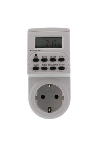 Well Priza programabila digitala pentru interior, 16A, max. 3500W