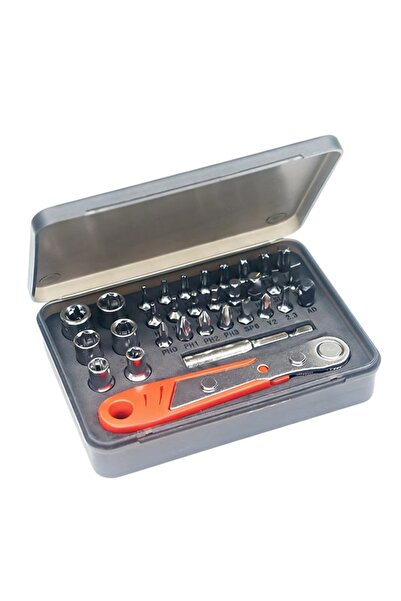 Choice 32in1 Style B 32 in1 Mini Ratchet Wrench Screwdriver Bit Set with 1/4"...