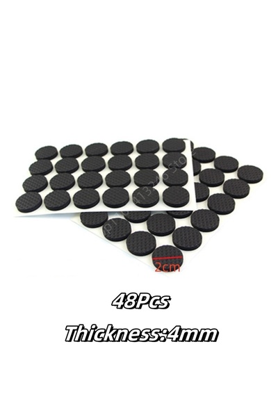 choice2 2cm-48pcs 2/48Pcs Furniture Anti Slip Mat Bumper Damper Self Adhesive...