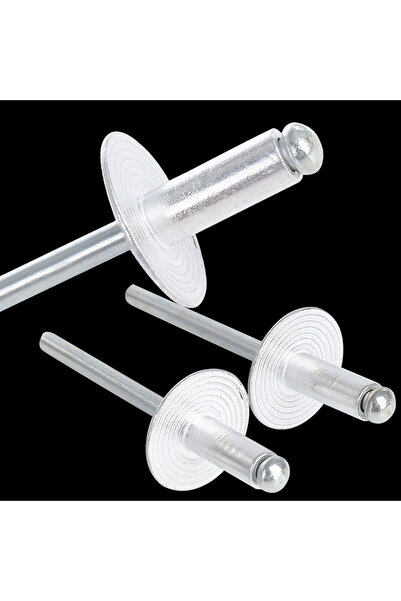 Choice 165pcs 165pcs aluminum large flange blind rivets, Pop blind rivets, 3/...