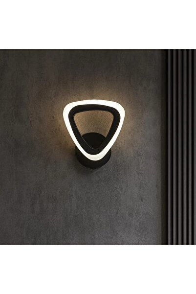 Elektroyou MS39006-1 Siyah Mimari 3 Renk Ledli Lüks ModernDuvar Lambası Ledli...