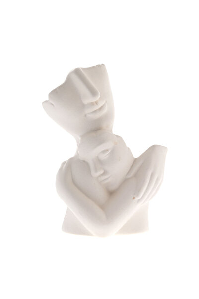 meli melo Statueta decorativa abstracta cuplu imbratisat 21 cm