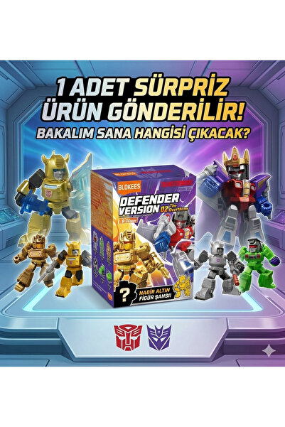 Cici Oyuncak Blokees Transformers Defender Version 02 The Overthrow Figür Blo...