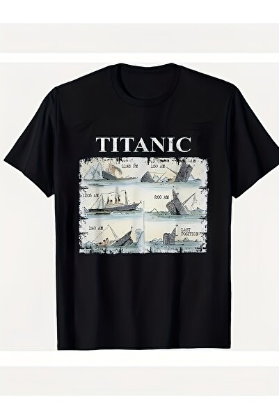 yiou trendy clothing تي شيرت صيفي رجالي كاجوال مريح وعصري
