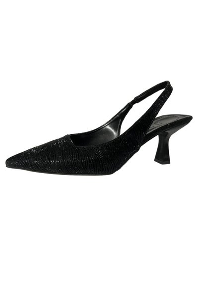 CEYLANLAR Pointed Toe Open Back Stiletto Banded Evening Dress Heeled Women's Shoes