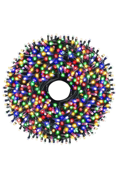 Velaris LED String Lights 30m 150 LED RGB, Black Cable - Festive Lighting