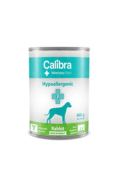 CALİBRA VD Dog Hipoalergenic Iepure și Insecte - hrană umedă pentru câini - 400g