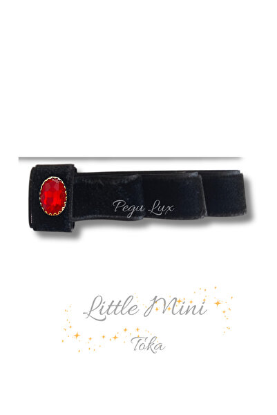 pegu baby collection Cataramă din catifea Littie Mini Lux cu pietre, 1 bucată...