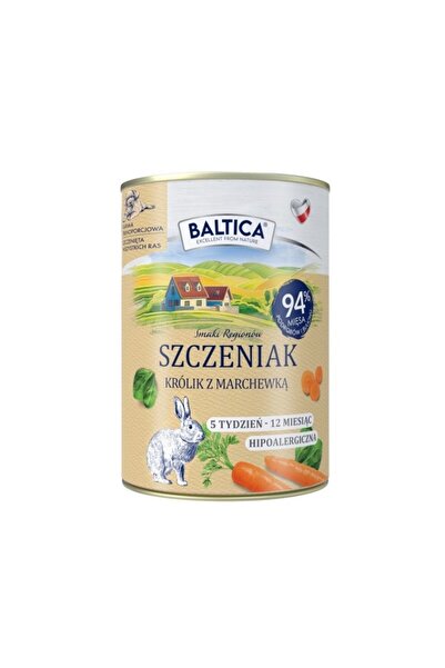 Baltica Gusturi Regionale: Iepure pentru căței cu morcov 400g