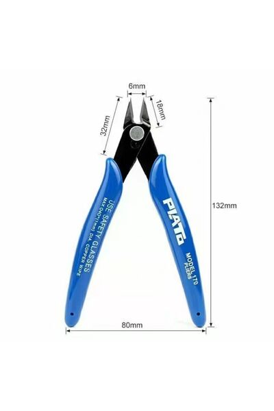 Choice1 5.2 Inches 1Pcs Diagonal Pliers Carbon Steel Pliers Electrical Wire C...