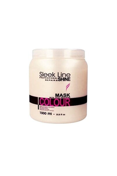 Stapiz Mască nutritivă cu mătase Sleek Line Color, Stapiz, 1000 ml