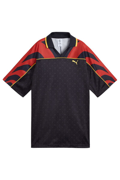 Puma Tricou polo de fotbal unisex cu mânecă scurtă, Road to Unity, croială le...