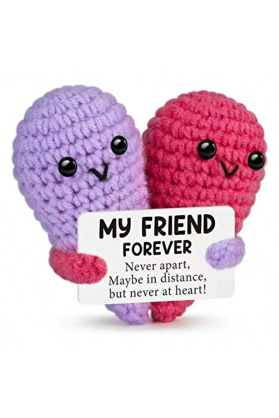 Choice Love 1 Piece of Fun Crochet Heart, a Birthday Gift for a Best Friend, ...