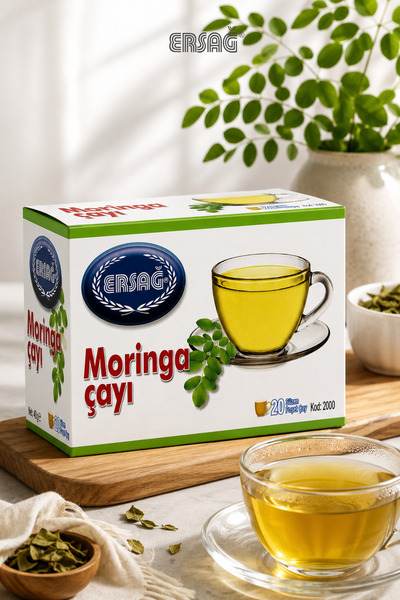 Ersağ Moringa Tea 20 Filtered Bags 30 Gr