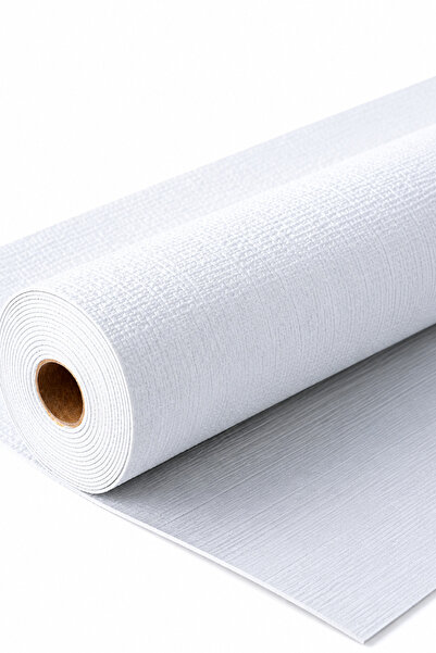 UKAB DEKOR Beyaz Dokulu Kendinden Yapışkanlı Silinebilir Dekoratif Duvar Kaplama Paneli 50x280 cm (1,4 m²) 1 Adet