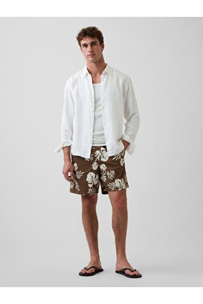 GAP Erkek Kahverengi 6" Relaxed Mayo