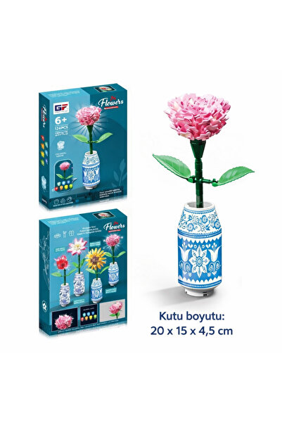 Liva Craft Lego Çiçek Seti Işıklı Parlayan Karanfil