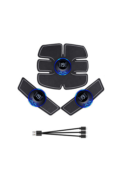 Choice1 6pack-3 in 1 USB Rechargable EMS Muscle Stimulator Electric Massage T...