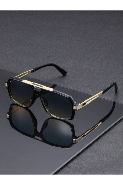 choice2 Yellow 1 pair of men's T transparent frame gray European and American...